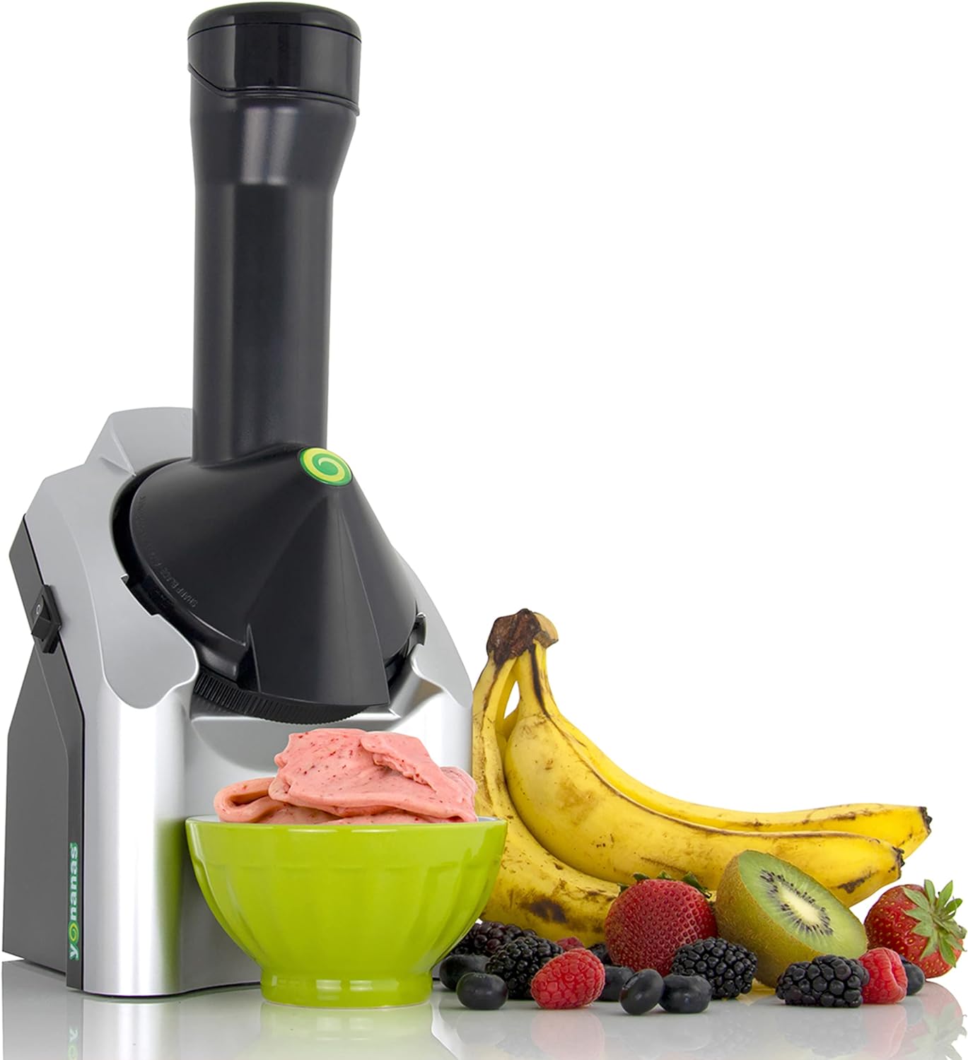 Frozen fruit soft serve maker